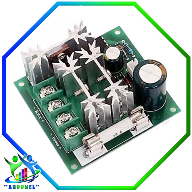 CONTROLADOR DE VELOCIDAD DE MOTOR DC 6V-90V 15A PWM CONTROLADOR DE VELOCIDAD DE MOTOR DC 6V-90V 15A PWM