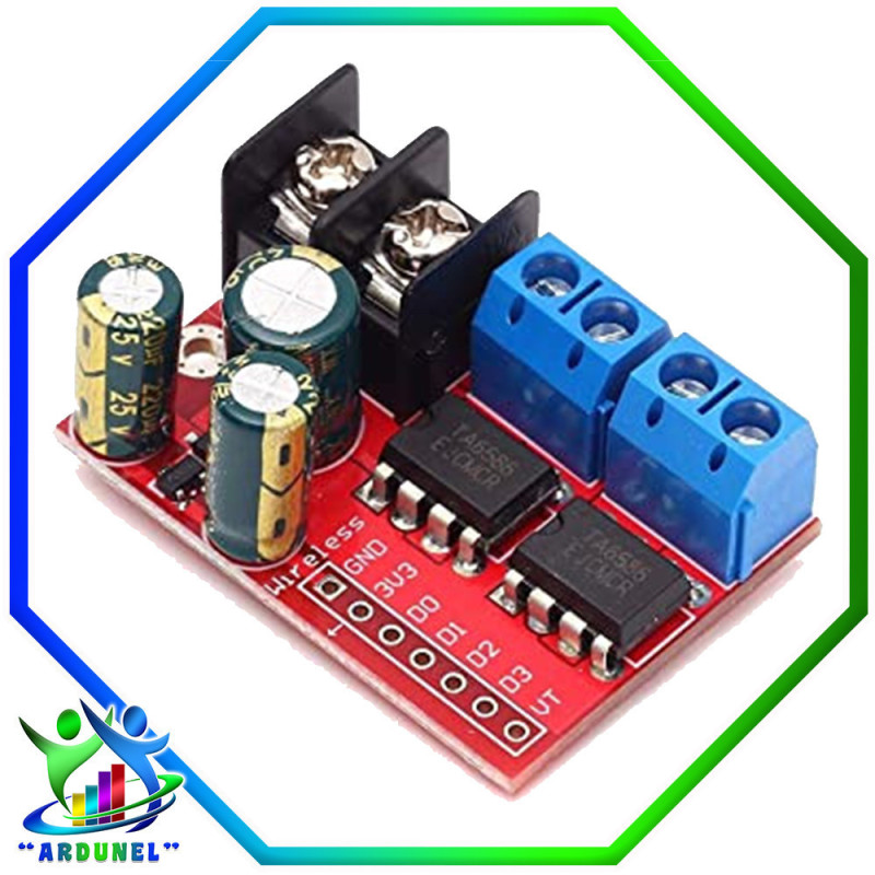 PUENTE H 3V-14V 5A CONTROLADOR DUAL DE VOLTAJE PUENTE H 3V-14V 5A CONTROLADOR DUAL DE VOLTAJE