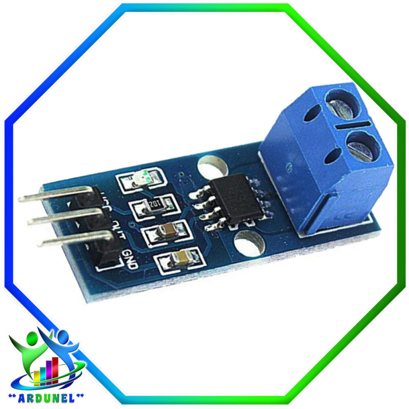 ACS712 SENSOR DE CORRIENTE 20A (ALTA CALIDAD) ACS712 SENSOR DE CORRIENTE 20A (ALTA CALIDAD)