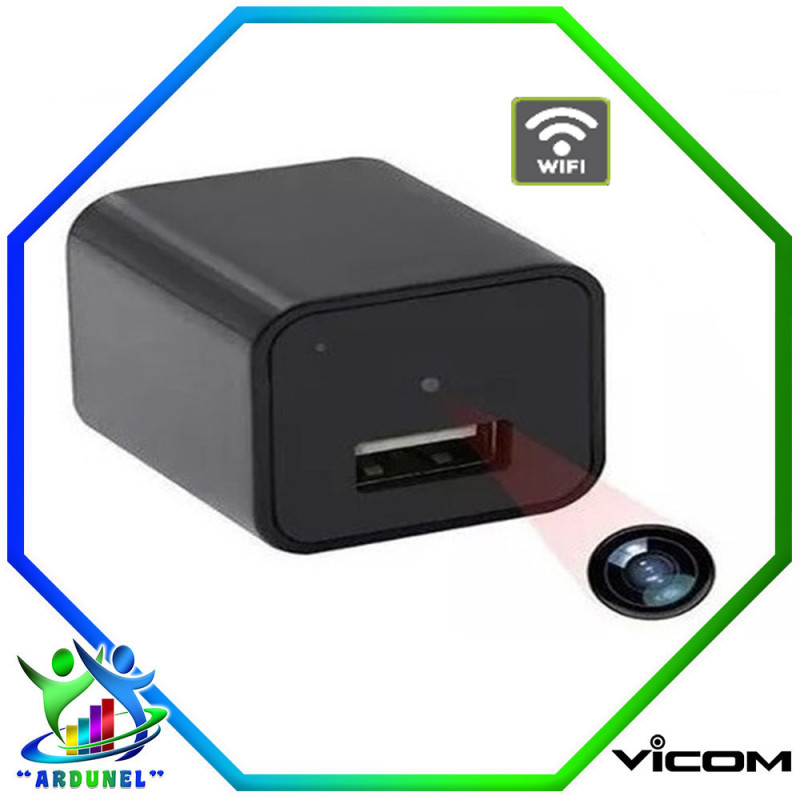 CAMARA ESPIA WIFI TIPO CARGADOR 2MP CAMARA ESPIA WIFI TIPO CARGADOR 2MP