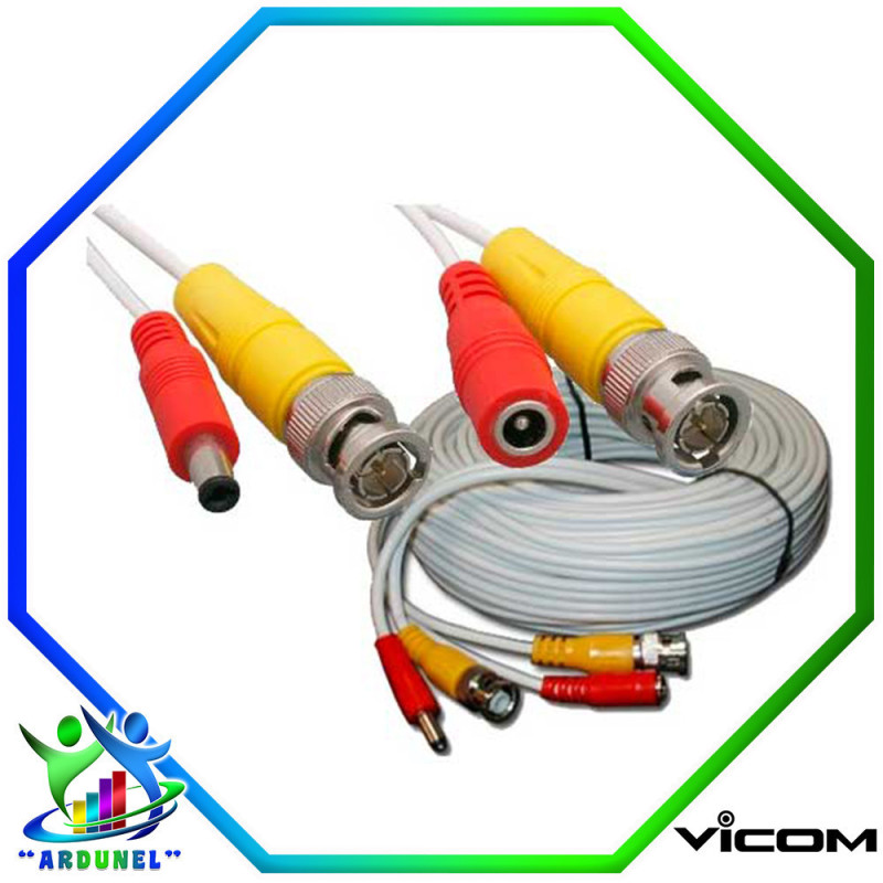 PATCH CORD CONECTORES BNC+DC PATCH CORD CONECTORES BNC+DC
