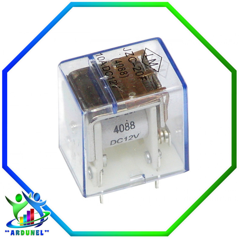 RELAY MAGNETICO 12V 10A JZC-20F 4088 5PIN RELAY MAGNETICO 12V 10A JZC-20F 4088 5PIN