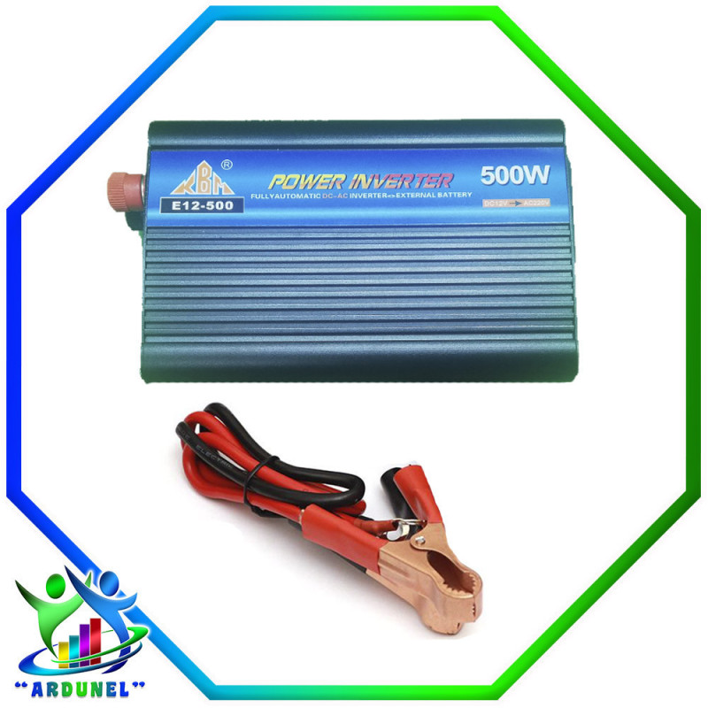 500W INVERSOR DE CORRIENTE AC/DC 12V/220V 500W INVERSOR DE CORRIENTE AC/DC 12V/220V