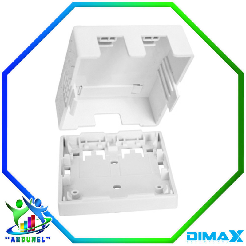 CAJA DE SOBREPONER CON 2 RANURAS CAJA DE SOBREPONER CON 2 RANURAS