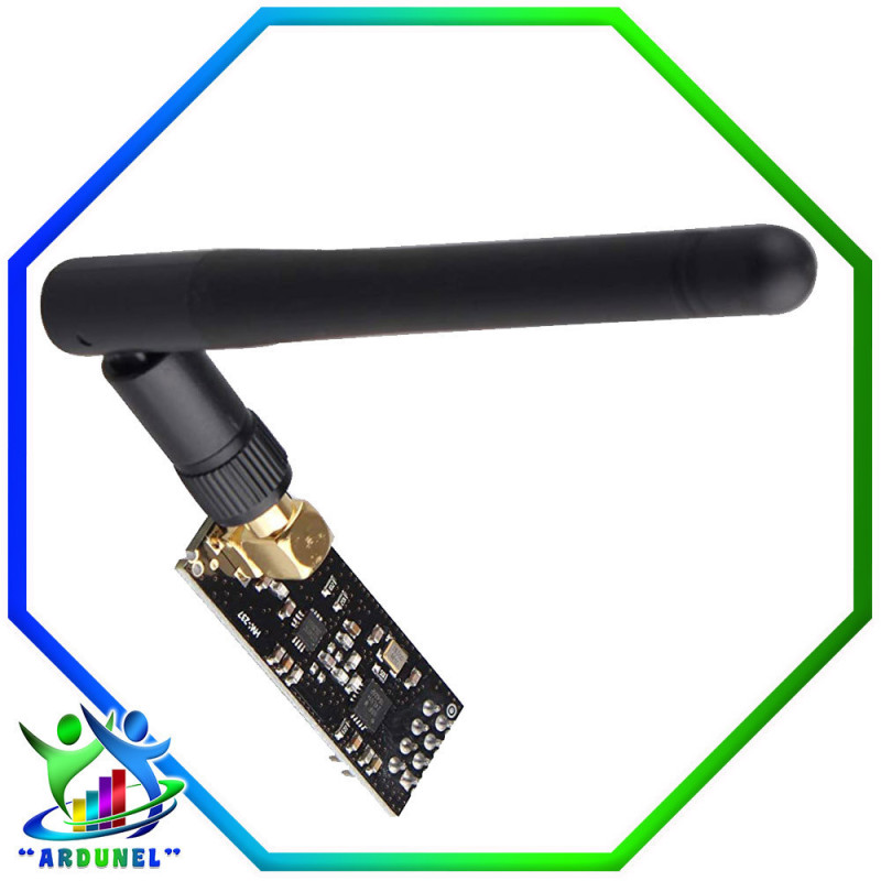 MÓDULO INALÁMBRICO NRF24L01 PA LNA CON ANTENA MÓDULO INALÁMBRICO NRF24L01 PA LNA CON ANTENA
