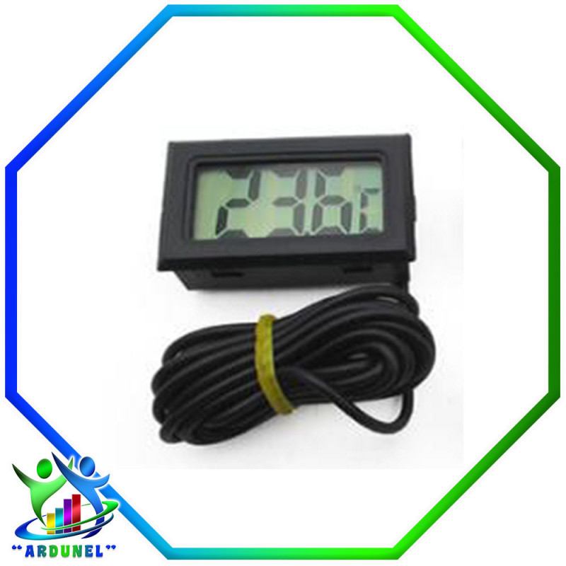MINI TERMOMETRO DIGITAL LCD CON SONDA 1M MINI TERMOMETRO DIGITAL LCD CON SONDA 1M
