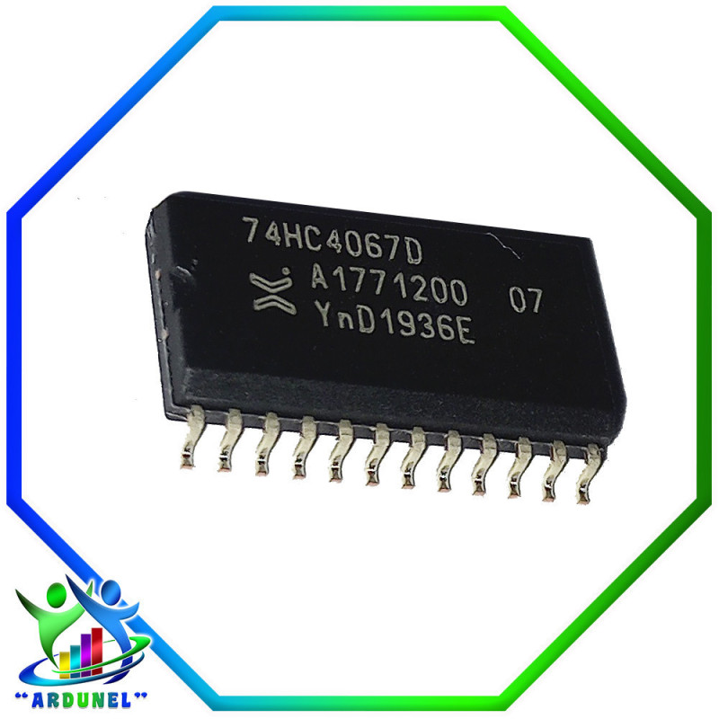 MULTIPLEXOR 74HC4067D SMD ANALOGICO 16CH MULTIPLEXOR 74HC4067D SMD ANALOGICO 16CH