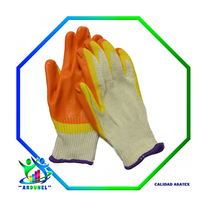 GUANTES DE TRABAJO DOBLE LATEX (PAR) GUANTES DE TRABAJO DOBLE LATEX (PAR)