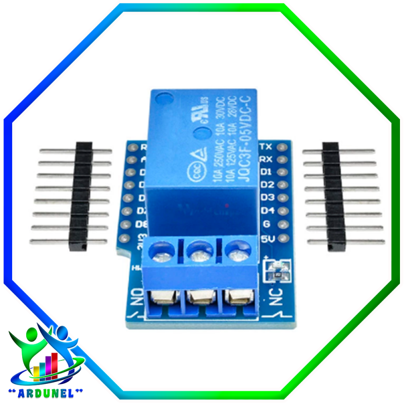 SHIELD RELE PARA WEMOS D1 MINI WIFI SHIELD RELE PARA WEMOS D1 MINI WIFI
