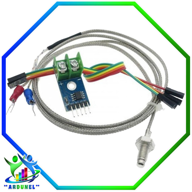 MÓDULO MAX6675 SENSOR DE TEMPERATURA HASTA 1024 GRADOS TERMOCUPLA TIPO K MÓDULO MAX6675 SENSOR DE TEMPERATURA HASTA 1024 GRADOS TERMOCUPLA TIPO K