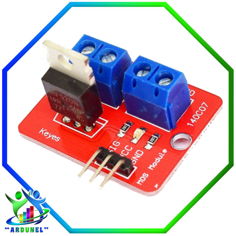 MÓDULO CONTROLADOR MOSFET IRF520 MÓDULO CONTROLADOR MOSFET IRF520