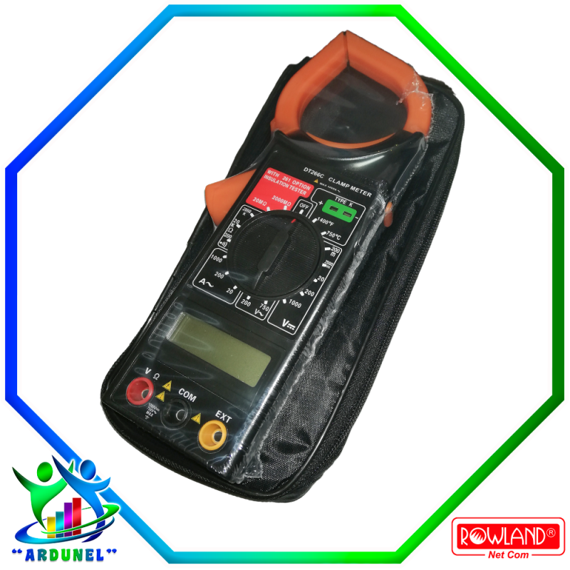 PINZA AMPERIMÉTRICA DIGITAL DT-266C (ROWLAND) PINZA AMPERIMÉTRICA DIGITAL DT-266C (ROWLAND)