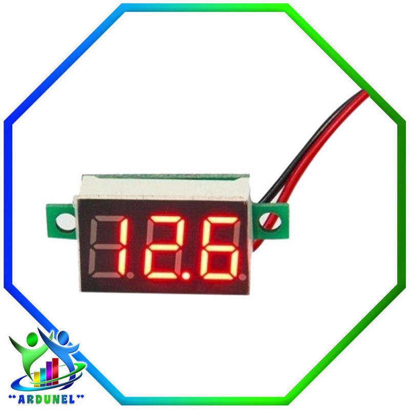 MINI VOLTÍMETRO 0.28 PULGADAS 4.5-30V MINI VOLTÍMETRO 0.28 PULGADAS 4.5-30V