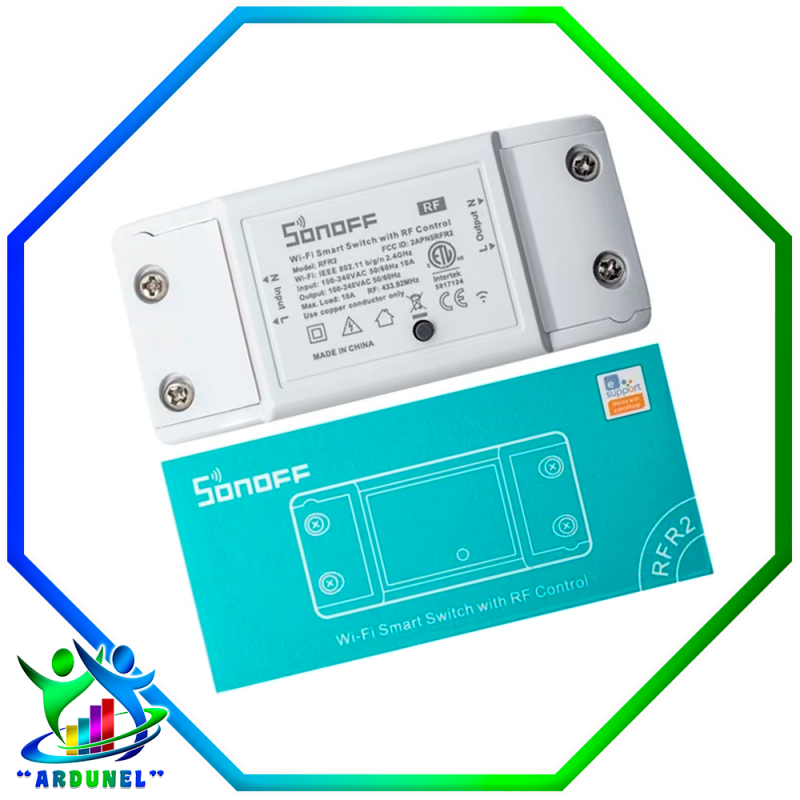SONOFF RFR2 WIFI 10A 433MHZ SONOFF RFR2 WIFI 10A 433MHZ
