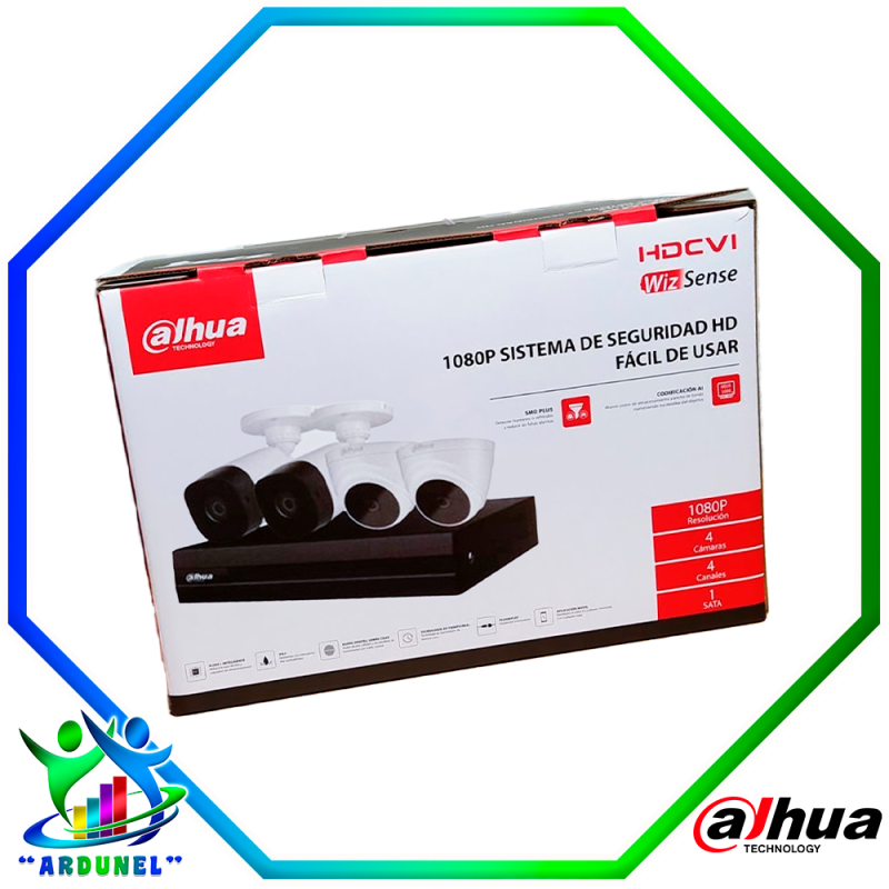 KIT 4 CAMARAS PLASTICAS 2MP 1080P x 3.6MM KIT 4 CAMARAS PLASTICAS 2MP 1080P x 3.6MM