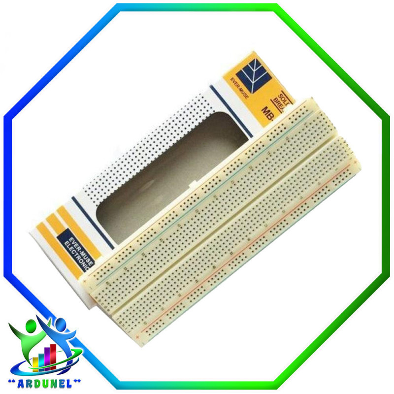PROTOBOARD BM-102 SOLDERLESS DE 830 PTS. (CAJA) PROTOBOARD BM-102 SOLDERLESS DE 830 PTS. (CAJA)