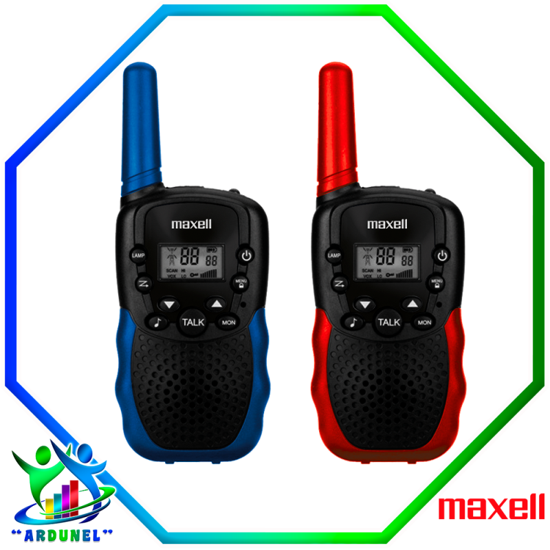 RADIO WALKIE TALKIE 2 VIAS AZUL/ROJO RADIO WALKIE TALKIE 2 VIAS AZUL/ROJO