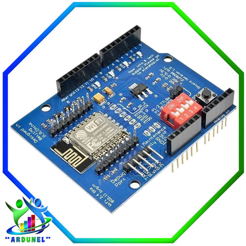 SHIELD WI-FI ESP8266 PARA ARDUINO SHIELD WI-FI ESP8266 PARA ARDUINO