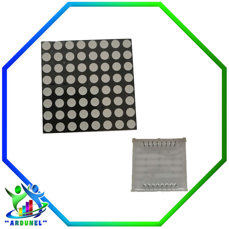 MATRIZ DE LED 8X8 3 MM CA MATRIZ DE LED 8X8 3 MM CA