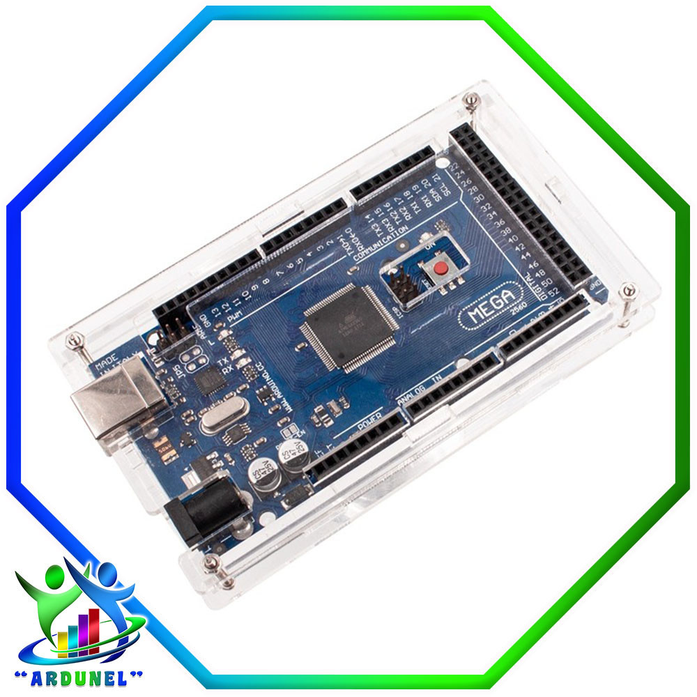 ESTUCHE DE ACRÍLICO PARA ARDUINO MEGA 2560 R3 ESTUCHE DE ACRÍLICO PARA ARDUINO MEGA 2560 R3