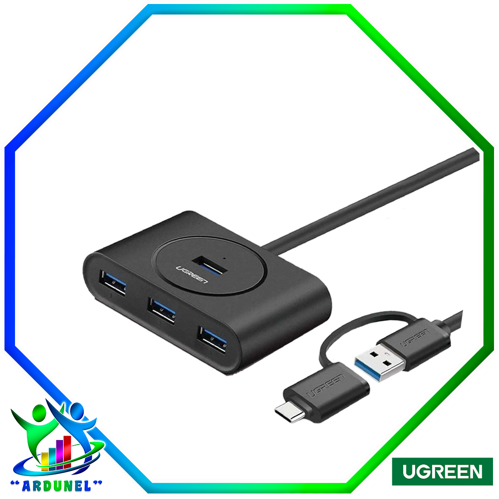 HUB USB 3.0 CON ADAPTADOR TIPO-C HUB USB 3.0 CON ADAPTADOR TIPO-C