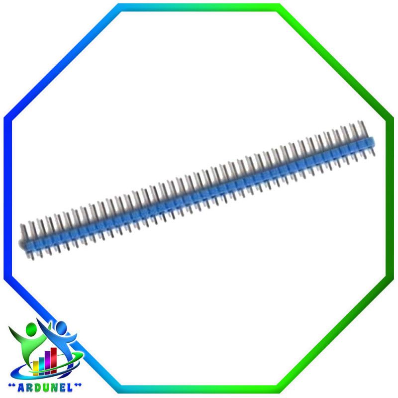 PIN HEADER MACHO 40 PINES 2.54 MM AZUL PIN HEADER MACHO 40 PINES 2.54 MM AZUL