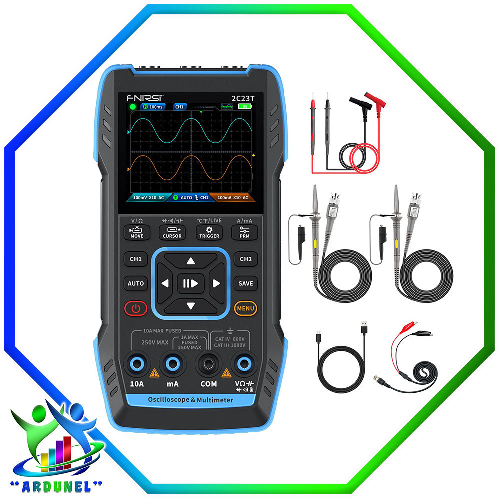 MULTIMETRO OSCILOSCOPIO 3EN1 2C23T-PRO MULTIMETRO OSCILOSCOPIO 3EN1 2C23T-PRO
