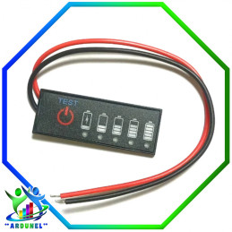 MODULO INDICADOR DE VOLTAJE DE BATERIA DE LITIO 7.4V