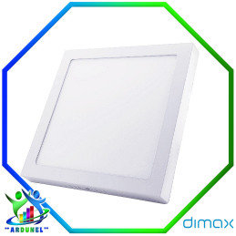 LUZ LED CUADRADA DE SOBREPONER 6500K 18W