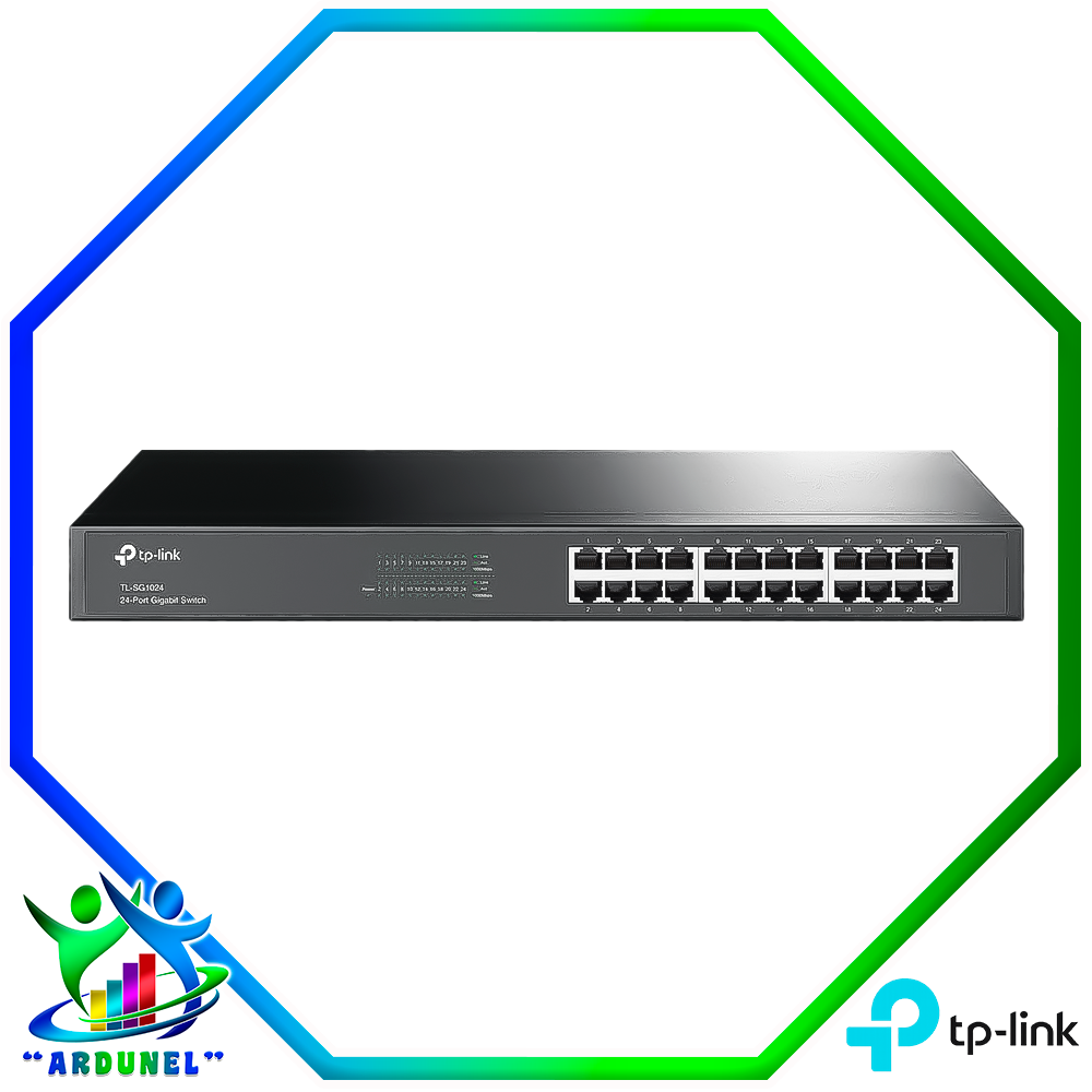SWITCH DE 24 PUERTOS GIGABIT RACKEABLE