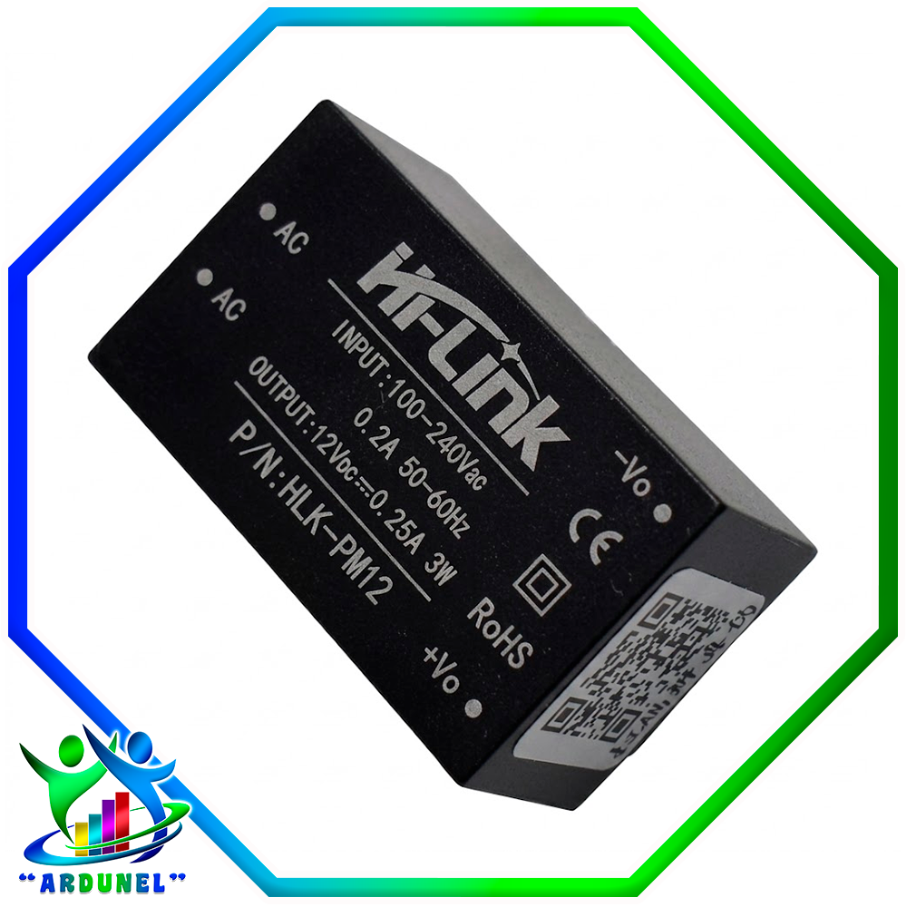 MODULO MINI FUENTE HLK-PM12 220V A 12V 3W