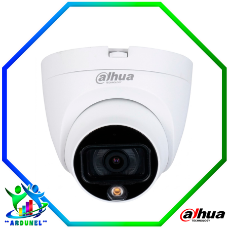 CAMARA HDCVI DOMO 2MP FULL COLOR CON ILUMINACION DE 20 MTS