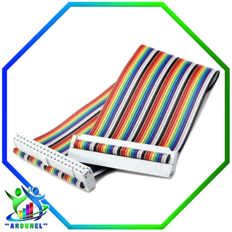 CABLE GPIO DE 40 PINES 20CM PARA RASPBERRY PI3 CABLE GPIO DE 40 PINES 20CM PARA RASPBERRY PI3