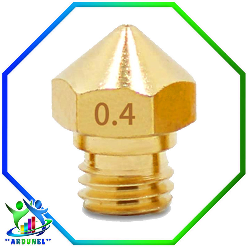 BOQUILLA MK10 EXTRUSOR 0.4MM M7 1,75MM BOQUILLA MK10 EXTRUSOR 0.4MM M7 1,75MM