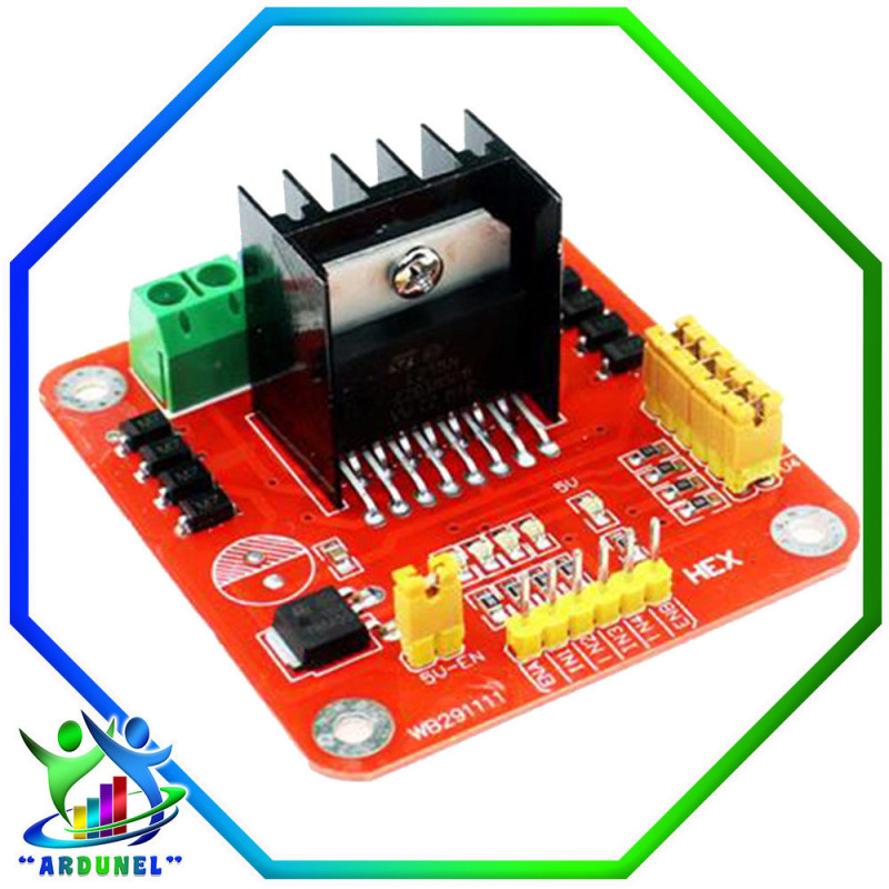 CONTROLADOR L298N DUAL H BRIDGE DC Y MOTOR PASO A PASO 2A CONTROLADOR L298N DUAL H BRIDGE DC Y MOTOR PASO A PASO 2A