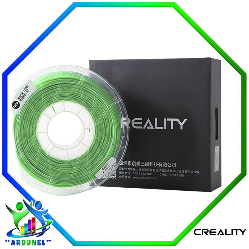 Filamento CR-PLA 1.75mm 1kg, VERDE (ALTA CALIDAD) Filamento CR-PLA 1.75mm 1kg, VERDE (ALTA CALIDAD)