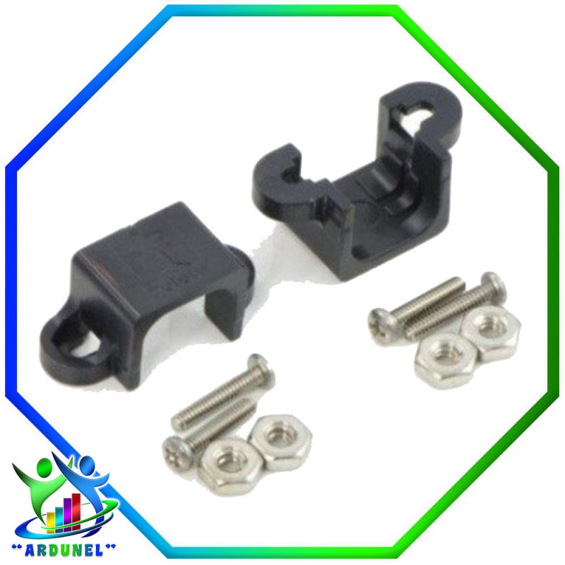SOPORTE DE MICRO MOTOR POLOLU (NEGRO-PAR) SOPORTE DE MICRO MOTOR POLOLU (NEGRO-PAR)